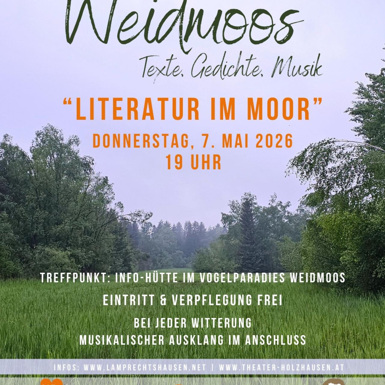 Literatur im Moor 2026 plakat